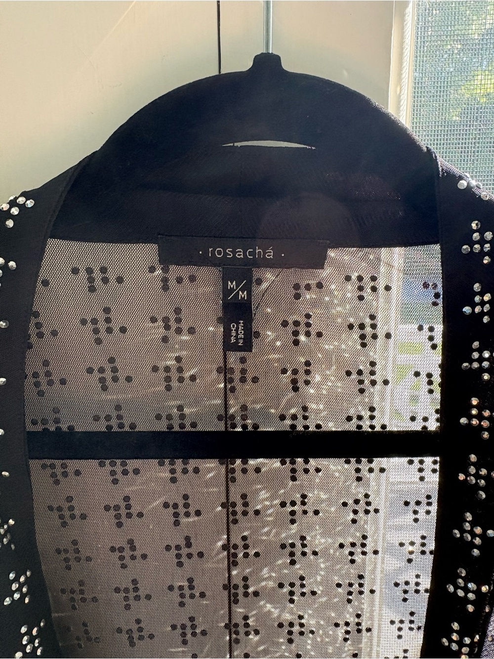 Rosachá Black Embellished Women's Jacket